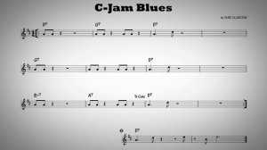 C Jam blues - Play along - Bb instruments