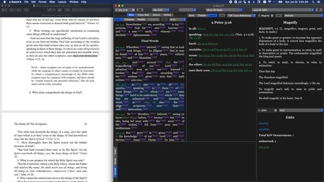 The Study of the Scriptures (e-Sword Bible Study)