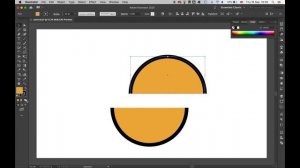 How To Cut A Circle In Half In Illustrator CC