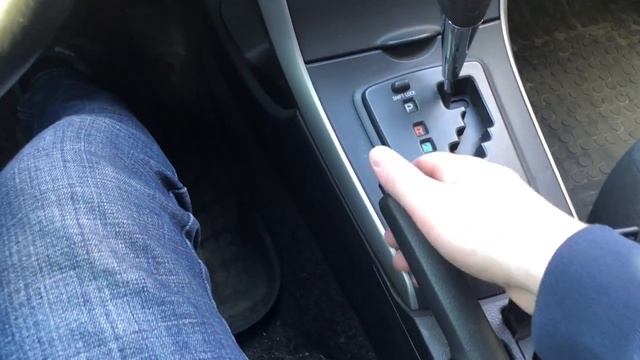 КАК ИСПОЛЬЗОВАТЬ (АКПП) TOYOTA COROLLA 150