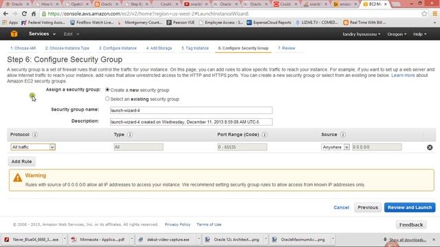 How to create an amazon ec2 instance on amazon web services