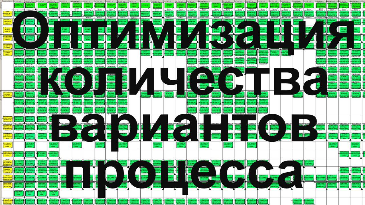 Оптимизация количества вариантов бизнес-процесса под требования первичных клиентов