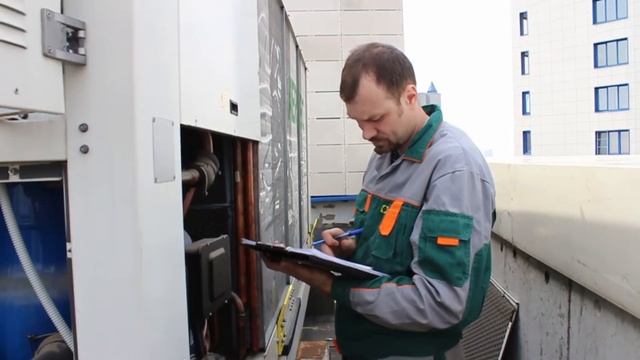 Работы по расконсервации чиллеров Aermec модель NRL