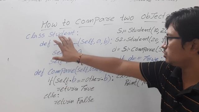 L 59: COMPARE TWO OBJECTS IN PYTHON | OOPS IN PYTHON | PYTHON COURSE FOR BEGINNERS