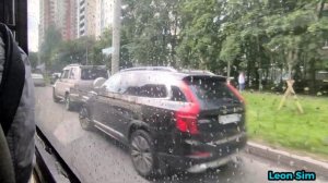 Троллейбус №25. (К/ст «Ст. метро "Старая Деревня"» - Улица Генерала Хрулёва).