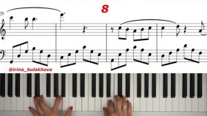 ALOUETTE Жаворонок из передачи В мире Животных Пианино Рамирес Ramirez Ноты Sheet Music Score Pian