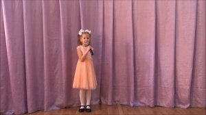 Песня "Резиновый ёжик".  Вертман Софья. 8 лет, г. Юрюзань
