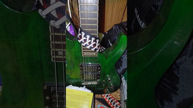 Original Stephen Carpenter Custom 6 String See Thru Green LTD ESP #espguitars #deftones