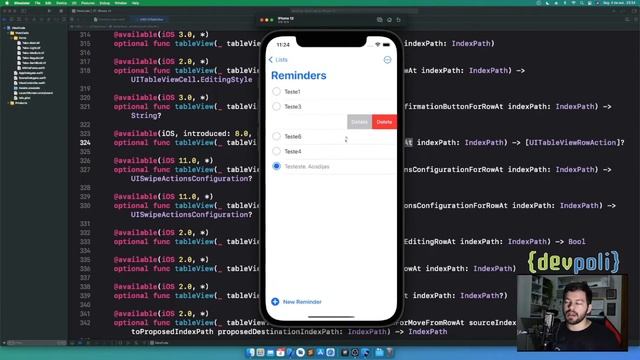 [SWIFT] Adicionando uma UITABLEVIEW e carregando com dados смотреть онлайн