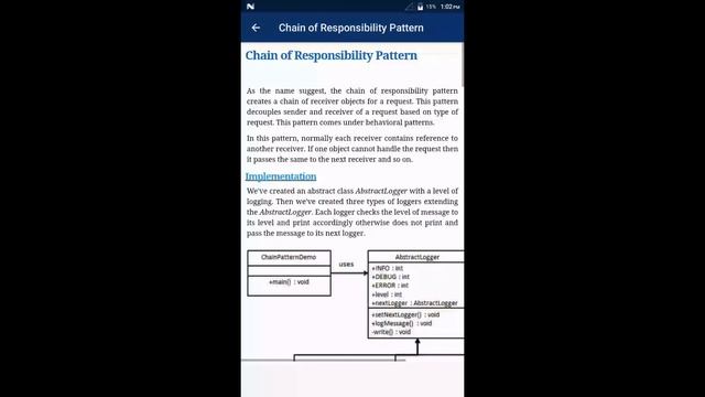 Design Patterns in Java Android App