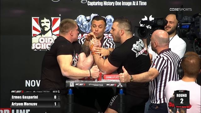Ermes Gasparini vs Artyom Morozov  - East vs West Left Hand Superheavyweight World Title Match