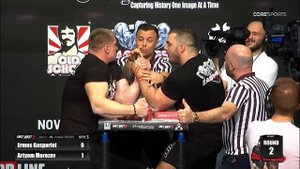 Ermes Gasparini vs Artyom Morozov  - East vs West Left Hand Superheavyweight World Title Match