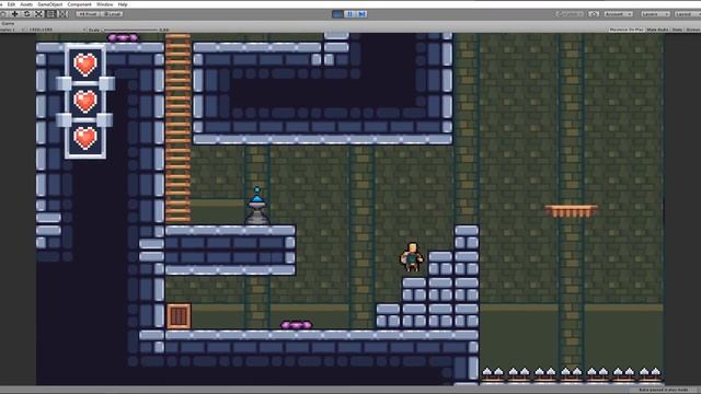 Как создать пиксельарт платформер в Unity. Обзор ассета для создания 2D платформера С# by Artalasky