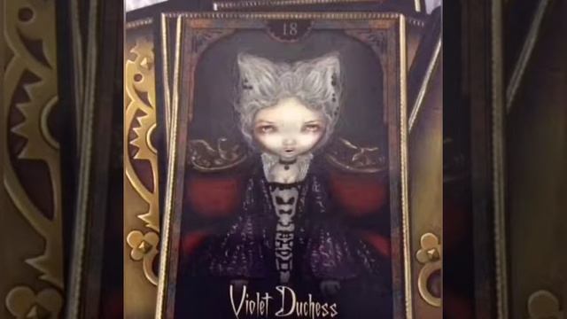 Learn Oracle Cards - Card 18 Violet Duchess Oracle Of Shadows And Light смотреть онлайн