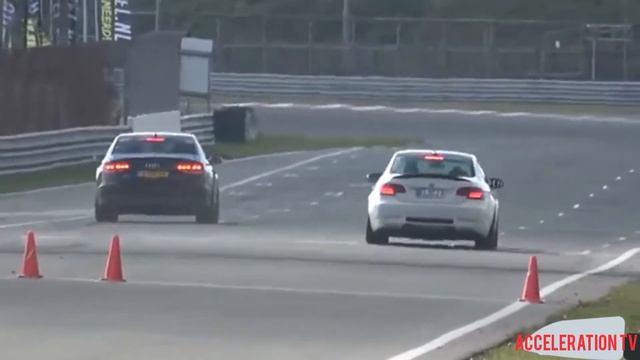#Audi  #a8l Audi a8 long vs sport cars (ACCELERATION TV) WOOOOWWW. @carchannel