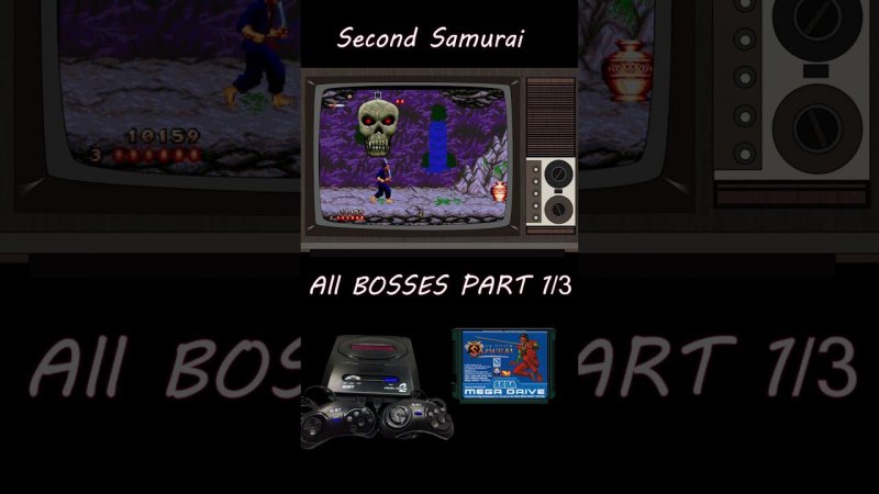 Second Samurai - All bosses Part1 #shorts #megadrive #genesis