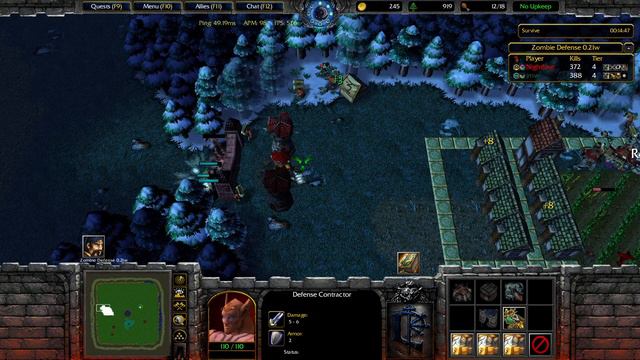 【WarCraft 3】Zombie Defense v0.21w ► Game 68 (Archsage) ★ Normal | Taiga (Victory) ║#337║ смотреть онлайн