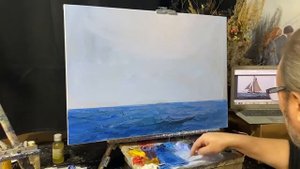 Под парусами . Видеоурок. Игорь Сахаров Sailing Artist Igor Sakharov.