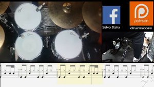COME AS YOU ARE - NIRVANA , Drum Score , Cover , Sheet , Tab , Tutorial , Chart , Lesson , Notation