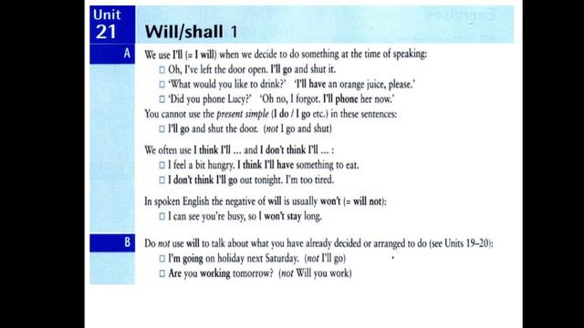 English grammar 1_ unit 21 смотреть онлайн