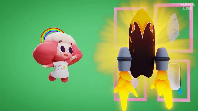 Fruit and Veggie Surfers | Vavaloo Kids Songs смотреть онлайн