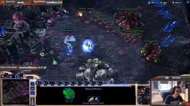 StarCraft 2: INSANE Warp Prism Micro!! смотреть онлайн