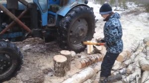 Колка Дров Вручную
