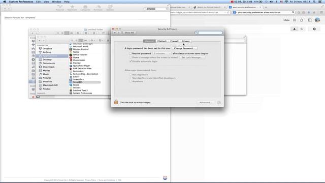 How to change security preferences allow installation Mac OS X OS Sierra смотреть онлайн