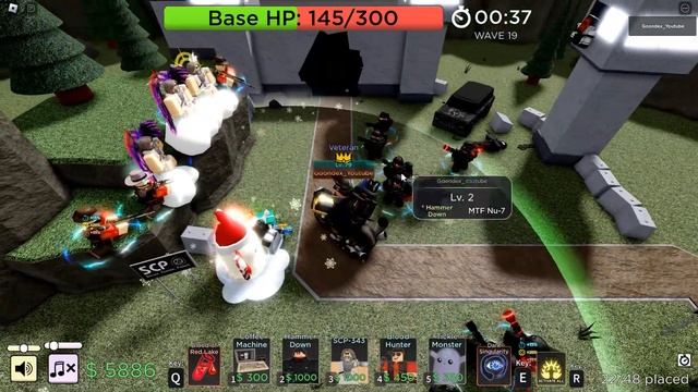 Solo ZK Class with EVOLVED Hammer Down SCP Tower Defense смотреть онлайн