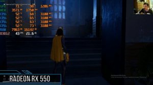 Gotham Knights на слабом пк RX550