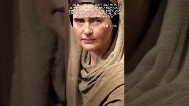 Ruth From The Bible | Women of The Bible!