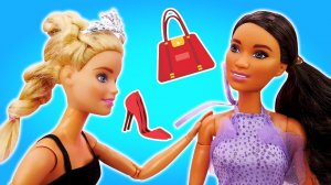 Барби собирается на выпускной - Выбираем наряд Барби! Сборник видео для девочек игры в куклы Барби