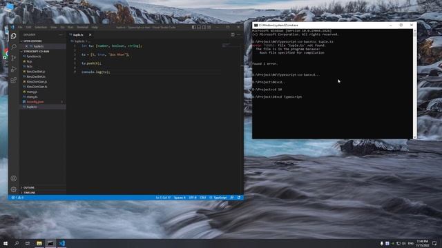 Typescript cơ bản 06 - Tuple