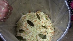 Солим капусту в бочке(Пилюска). Бабушкин, прабабушкин рецепт.