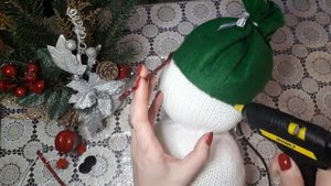 Поделка - снеговик своими руками на Новый год