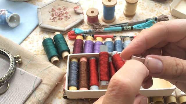 Запасы для рукоделия.: разбираем мешочек с советским шёлком. смотреть онлайн