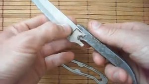 Металлическая рукоять для ножа своими руками из дверной ручки