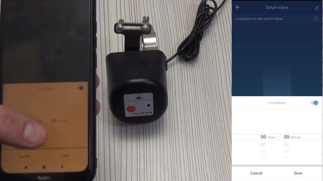 WiFi умный электропривод шарового крана воды газа Tuya автоматизация умный дом