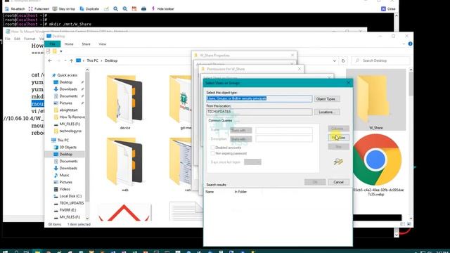 How To Mount Windows Share Folder on Centos 8 Using CIFS смотреть онлайн