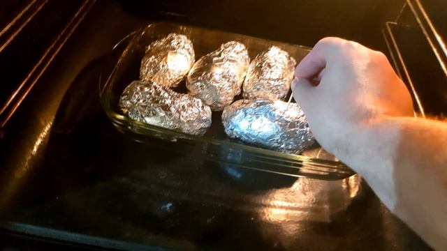 Фаршированный картофель запеченный в духовке