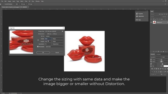 Resize Image Without Distortion in Photoshop смотреть онлайн