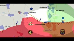 Положение в зоне СВО на карте 21 июля 2023 года