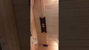 Отделка сауны своими руками. Обшил полки и выложил камень терракот (старый замок)