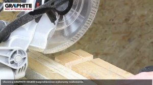 GRAPHITE 59G800 - TEST Pilarki ukosowej