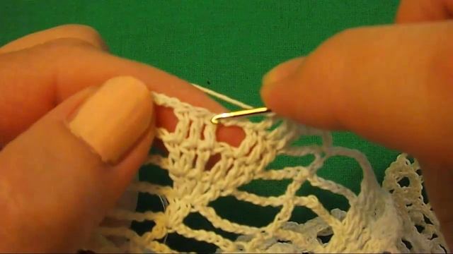 САЛФЕТКА АЖУРНЫЙ ПОДСОЛНУХ. ЧАСТЬ 3 смотреть онлайн