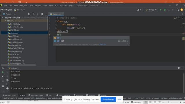 Create class, Single inheritance and multiple inheritance in python