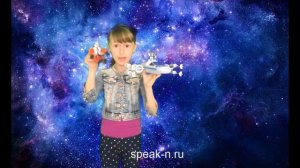 Английский с Николеттой Космический корабль в космосе  Видео для детей  Nicoletta  Spaceship