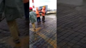 Заливка бетона на крышу