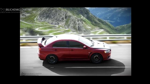 Фотообработка Mitsubishi Lancer Evolution X (www.bilichenko.org) смотреть онлайн