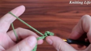 Wow!. ? Crocheted leaves lined up in rows turned out great / look what I made from knitted leaves ?